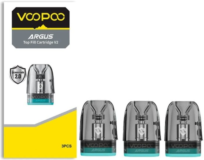 VOOPOO ARGUS Top Fill cartridge V2 0,7ohm 3ml 3Pack