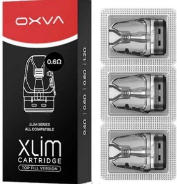 OXVA Xlim Top Fill cartridge 0,6ohm 3ml 3Pack