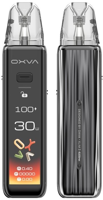 OXVA Xlim 3 ULTRA elektronická cigareta 1500mAh Metal Gray