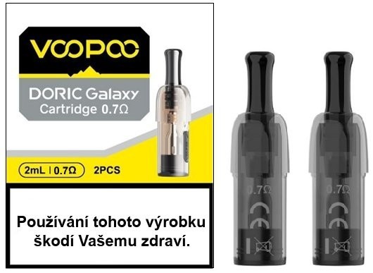 VOOPOO DORIC Galaxy cartridge 0,7ohm 2ml 2Pack