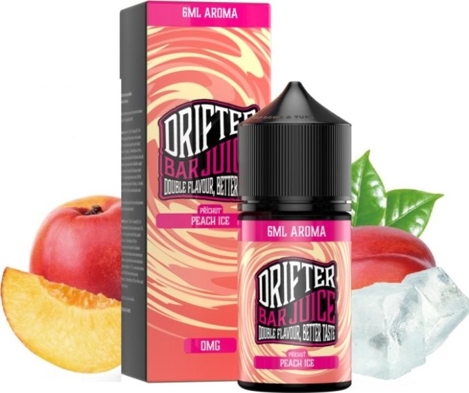 Příchuť Drifter Bar Juice S&V 6ml Peach Ice