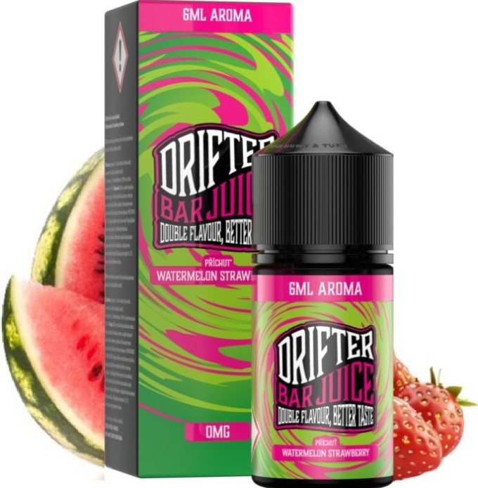 Příchuť Drifter Bar Juice S&V 6ml Watermelon Strawberry