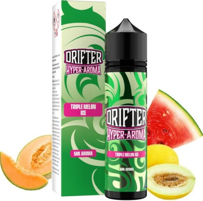 Příchuť Drifter Hyper S&V 5ml Triple Melon Ice