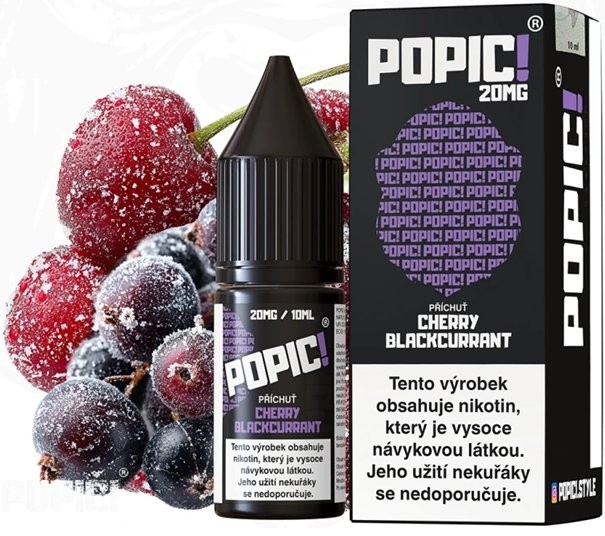 Liquid POPIC! Salt Cherry Blackcurrant 10ml-20mg