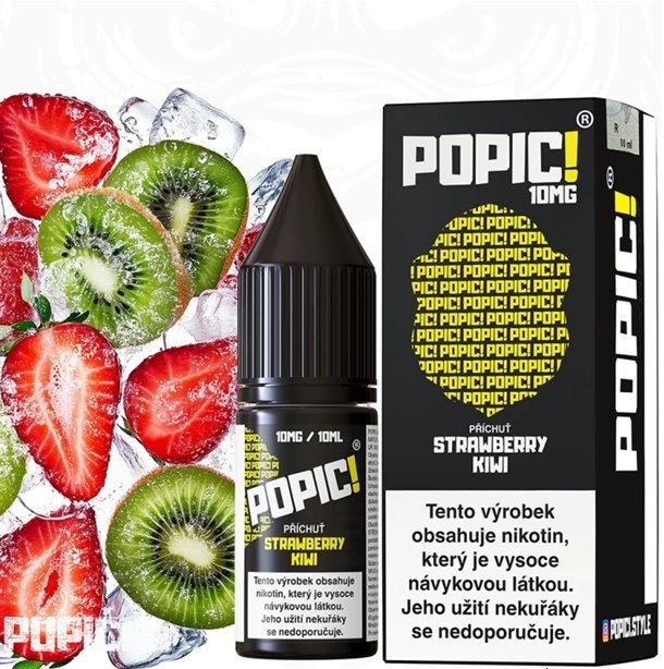 Liquid POPIC! Salt Strawberry Kiwi 10ml-10mg