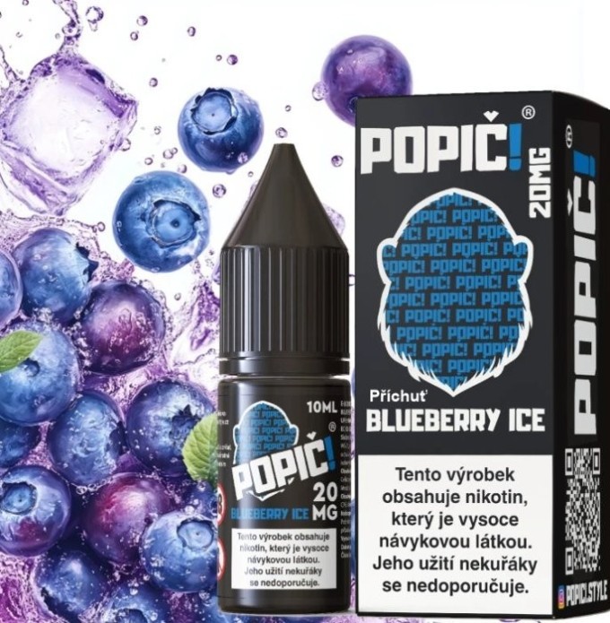 Liquid POPIC! Salt Blueberry Ice 10ml-20mg
