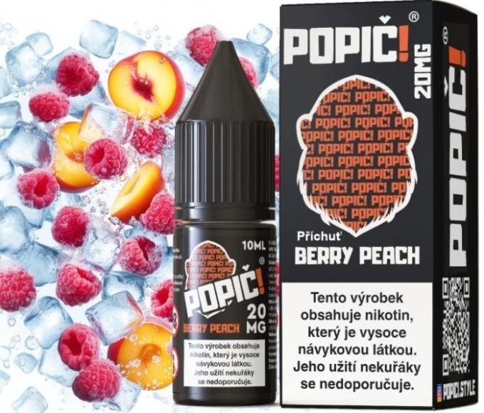 Liquid POPIC! Salt Berry Peach 10ml-20mg