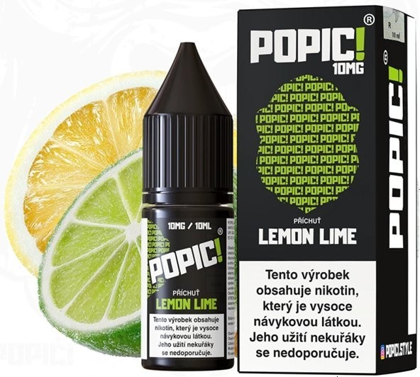 Liquid POPIC! Salt Lemon Lime 10ml-10mg