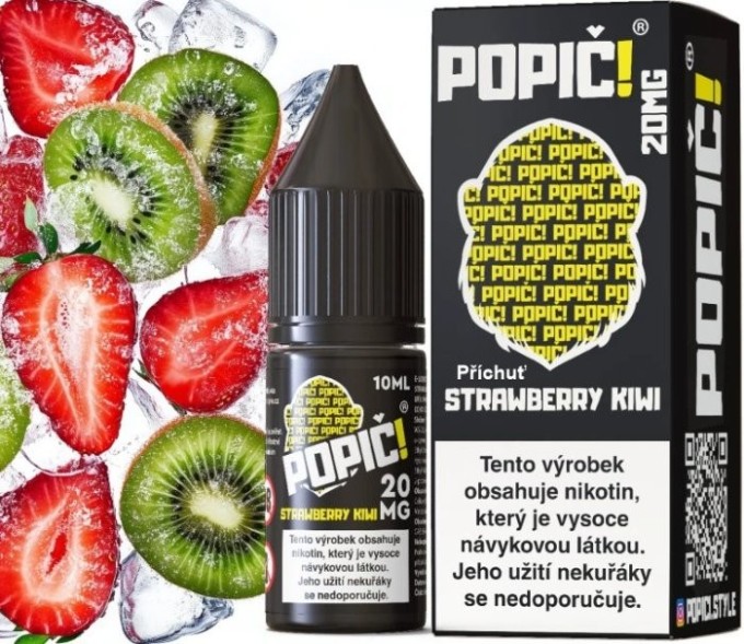 Liquid POPIC! Salt Strawberry Kiwi 10ml-20mg