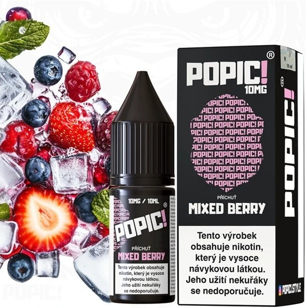Liquid POPIC! Salt Mixed Berry 10ml-10mg