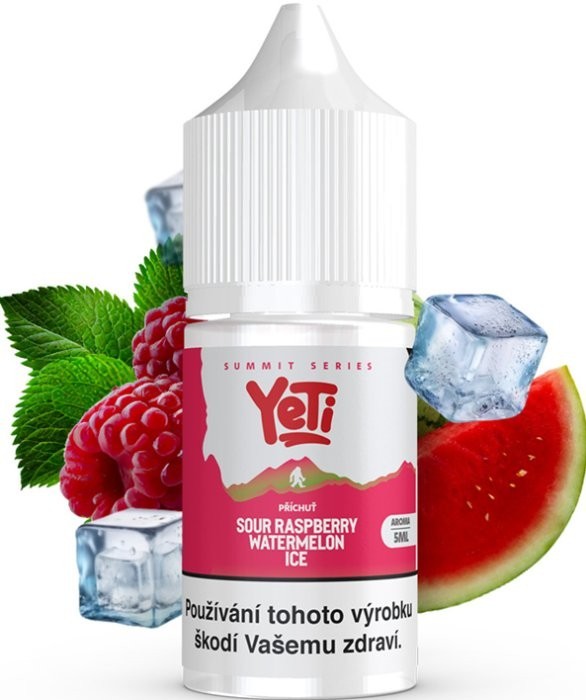 Příchuť Yeti Summit Series S&V 5ml Sour Raspberry Watermelon Ice (Ledová malina a meloun)
