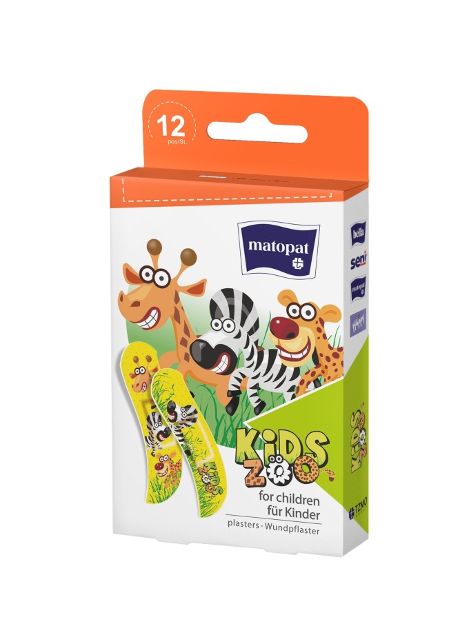 Matopat Kids ZOO náplast 19x76mm 12ks