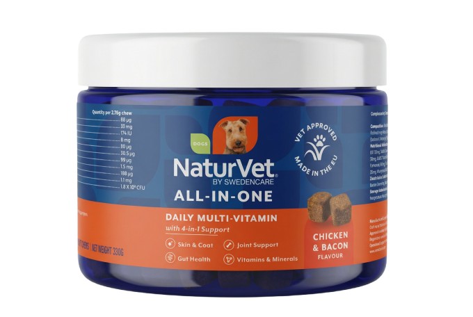 NaturVet ALL-IN-ONE Daily Multi-Vitamin 120ks