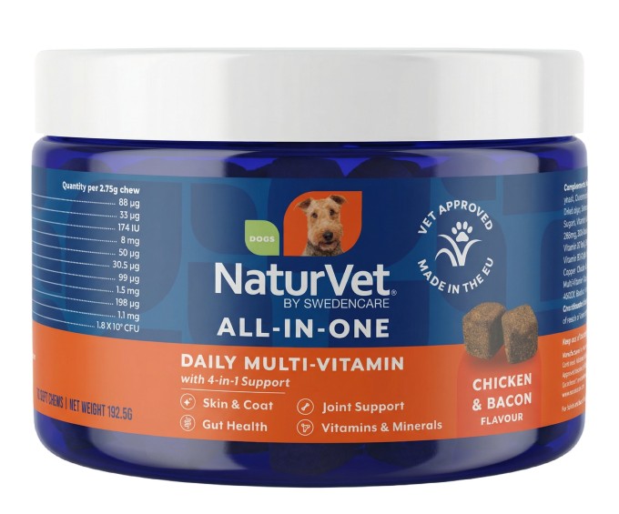 NaturVet ALL-IN-ONE Daily Multi-Vitamin 70ks
