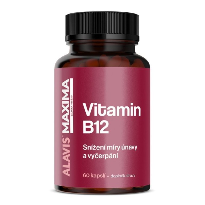 ALAVIS MAXIMA Vitamin B12 60 kapslí