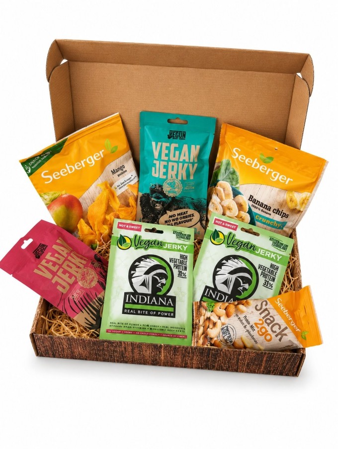 INDIANA Seeberger VEGAN Jerky Dárkový set 450g