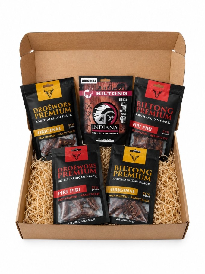 Biltong Jerky Dárkový set sušeného masa 155g