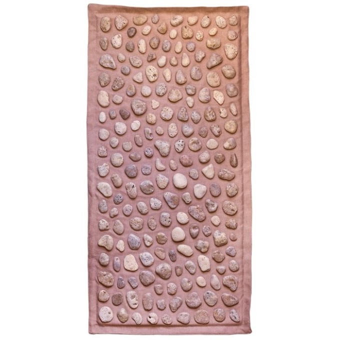 ORTEK Masážní podložka s přírodními oblázky SOFT 93 × 44 cm