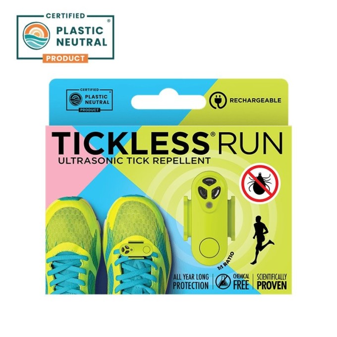 TICKLESS® RUN Dobíjecí ultrazvukový odpuzovač klíšťat a blech pro lidi