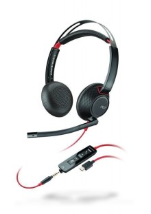 Plantronics Blackwire 5220, USB-C, náhlavní souprava na obě uši se sponou