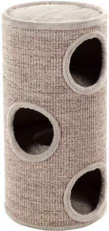 Flamingo Škrabadlo pro kočky GRETA přírodní/šedá 70cm