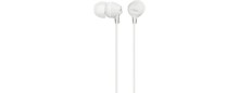 Sony MDREX15AP, bílá sluchátka do uší řady EX s ovladačem na kabelu