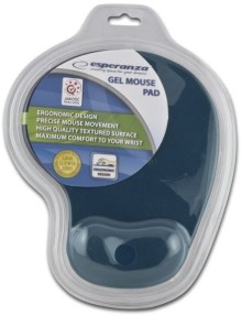 Podložka pod myš Esperanza - gelová, modrá