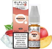 Liquid ELFLIQ Nic SALT Peach Ice 10ml - 20mg