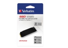 Verbatim SSD 2TB Vi7000G Internal PCIe NVMe M.2, interní disk, černá