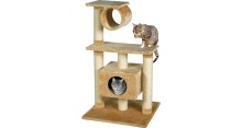 Flamingo Škrabadlo pro kočky LEONTINE béžové 60x57x103cm