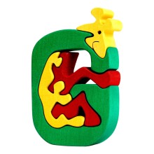 Fauna Abeceda písmenko G žirafa