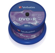 DVD+R Verbatim 4,7 GB (120min) 16x 50-cake