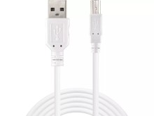 Sandberg USB-A(M) do USB-B(M) 2.0 kabel, 1.8 m, bílý