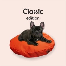 REDANT Pelech pro psy Polštář kulatý Puff Cihlová