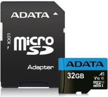 ADATA 32GB microSDHC karta, UHS-I A1, 85R/20W + adaptér