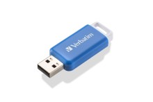 64GB USB Flash 2.0 DataBar modrý Verbatim