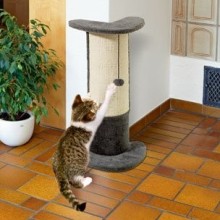 Flamingo Škrabadlo rohové elegantní s provázkem šedé 29x21x71cm