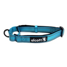 Alcott reflexní obojek pro psy, Martingale, modrý, velikost S