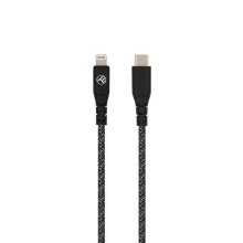 Tellur GREEN ECO, USB-C kabel na Lightning, Apple MFI Certified, 2.4A, 1m, černý