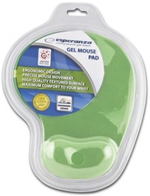Podložka pod myš Esperanza - gelová, zelená
