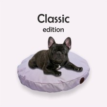 REDANT Pelech pro psy Polštář kulatý Puff Jemně růžová