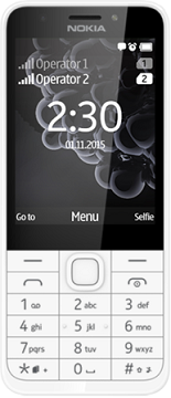Nokia 230 DS White Silver