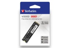Verbatim SSD 1TB Vi3000 Internal PCIe NVMe M.2, interní disk, černá