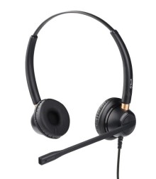 Tellur Wired Headset Voice 520N, binaural, USB/QD, černá