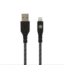 Tellur GREEN ECO, USB-A kabel na Lightning, Apple MFI Certified, 2.4A, 1m, černý