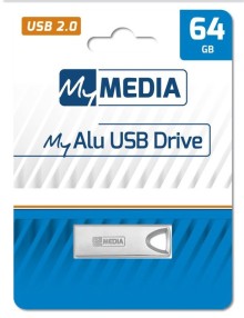 64GB USB Flash 2.0 MyAlu stříbrný, MyMedia