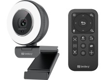 Sandberg Streamer USB Webcam Pro Elite, černá