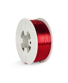 Verbatim PET-G struna 1,75 mm pro 3D tiskárnu, 1kg, červená transparent