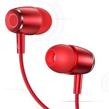 USAMS EP-26 Metal In-Ear Stereo Headset 3,5mm Red