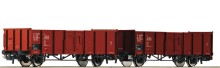 Roco 2dílná sada otevřených nákladních vozů ČSD - 6600002